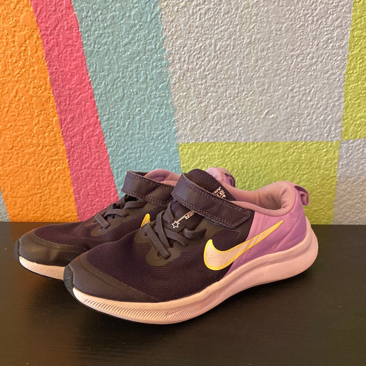Navy & Purple Nike Shoes, 2Y