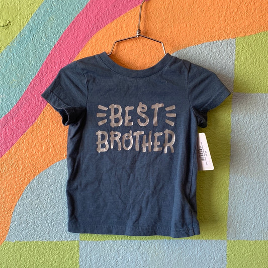 Blue Best Brother Shirt, 18M