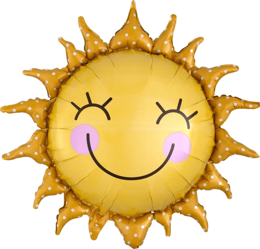 Smiley Sunshine Sun Balloon 29"
