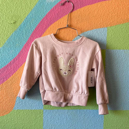 Pink Cuddly And Cute Crewneck, 3T