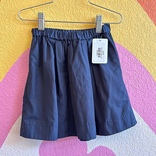 Navy Nylon Skirt, 4/5