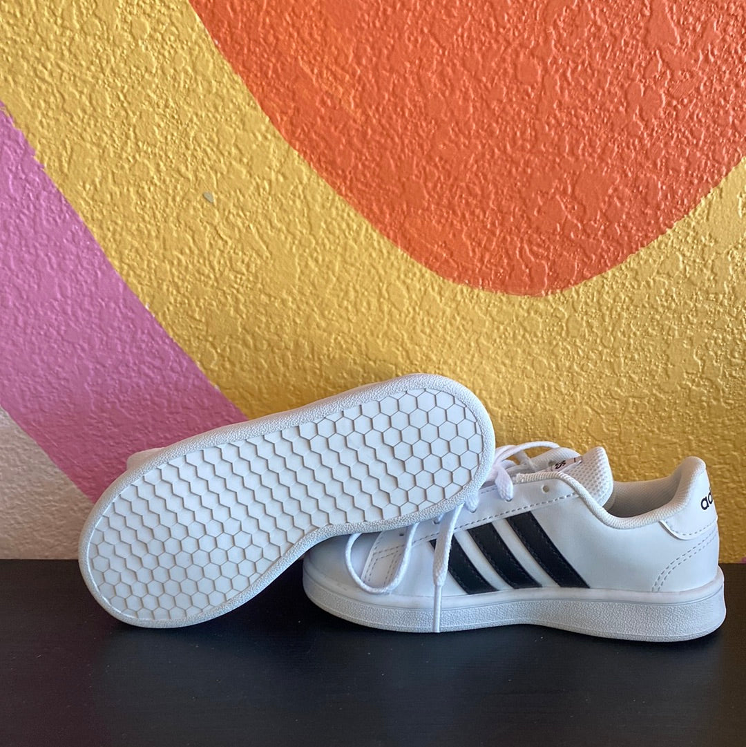 New White Adidas Shoes, 10.5