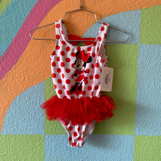 Minnie Mouse Swimsuit, 2T