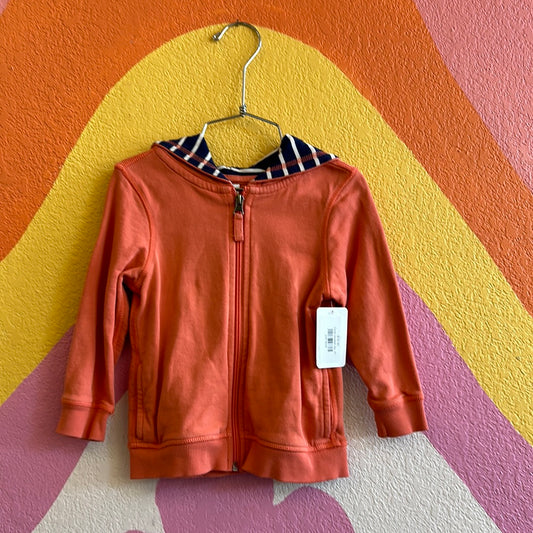 Coral Hooded Zip, 3T