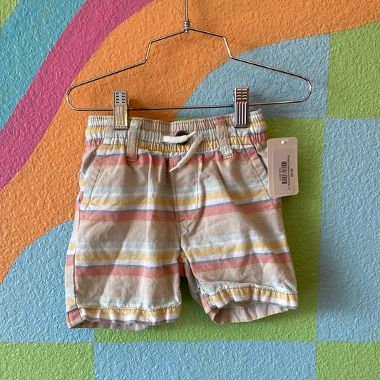 Stripe Drawstring Shorts, 2T