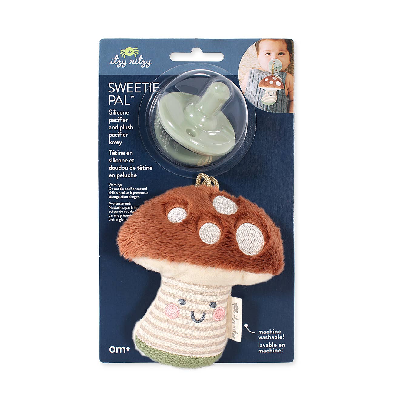 Sweetie Pal™ Plush & Pacifier: Ash the Mushroom