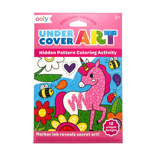 Undercover Art Hidden Patterns Coloring- Unicorn Friends